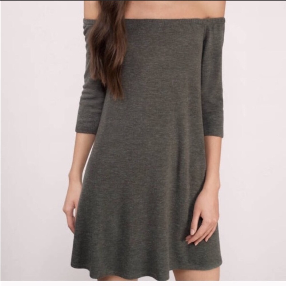 Tobi Off the Shoulder Mini Dress